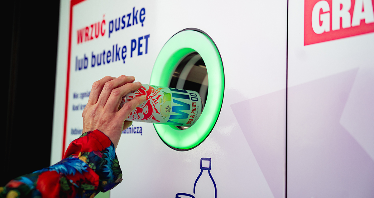 Żywiec Męskie Granie zeigte, wie das Pfandsystem bei Festivals funktioniert